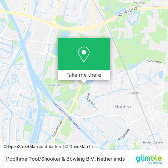 Pooltime Pool / Snooker & Bowling B.V. map