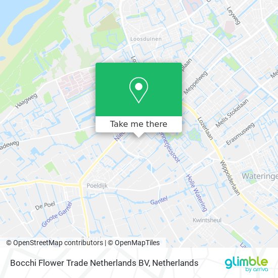 Bocchi Flower Trade Netherlands BV map