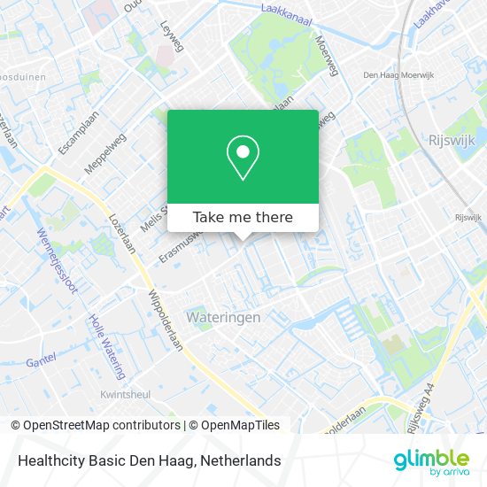 Healthcity Basic Den Haag Karte