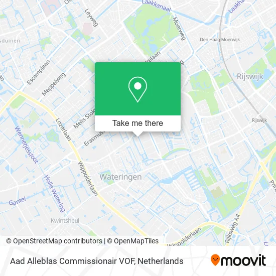 Aad Alleblas Commissionair VOF map