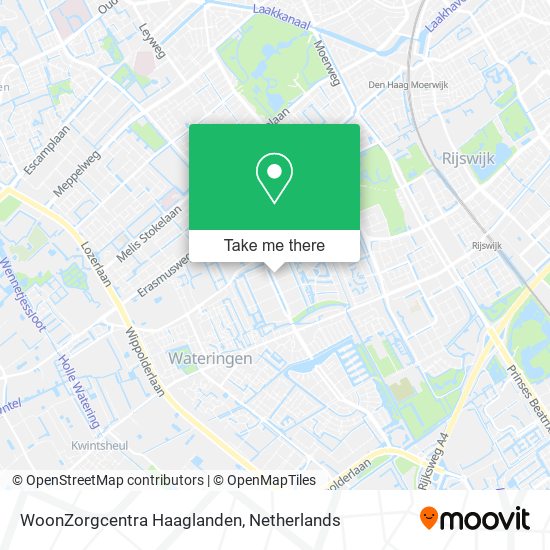 WoonZorgcentra Haaglanden Karte