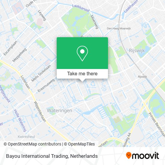 Bayou International Trading map