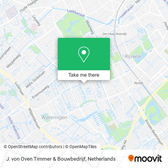 J. von Oven Timmer & Bouwbedrijf map