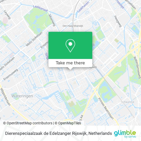 Dierenspeciaalzaak de Edelzanger Rijswijk map