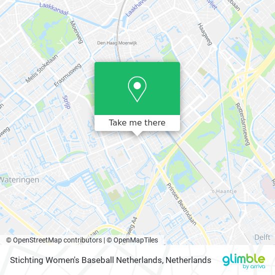 Stichting Women's Baseball Netherlands map