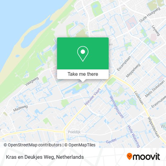 Kras en Deukjes Weg map