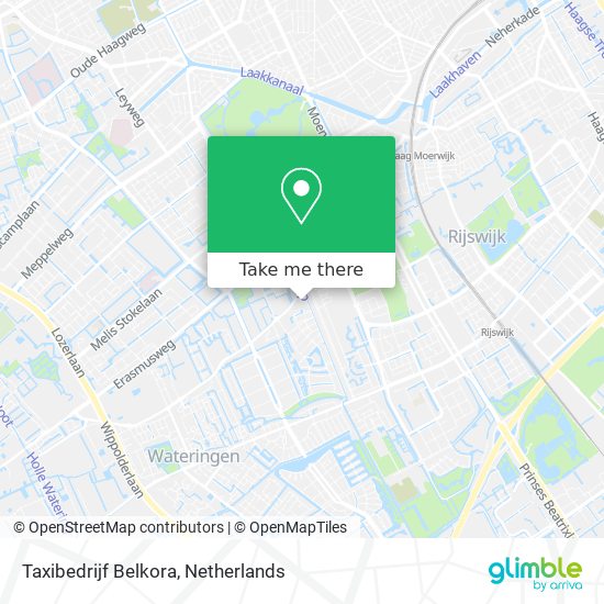 Taxibedrijf Belkora map