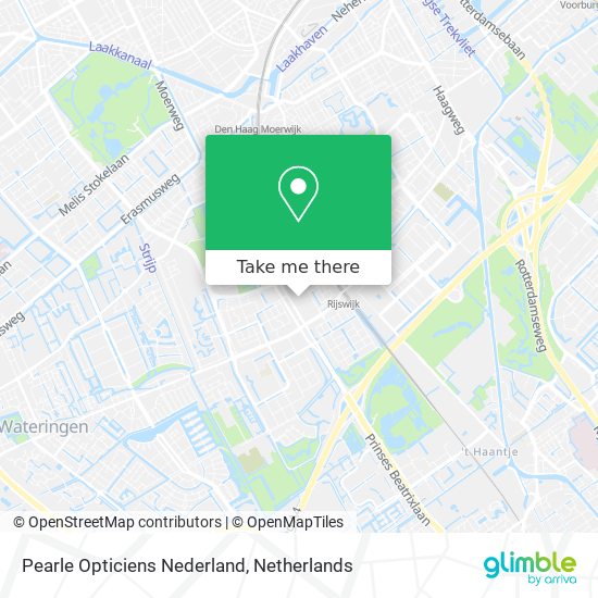 Pearle Opticiens Nederland map