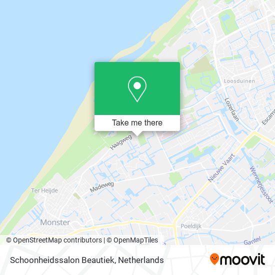 Schoonheidssalon Beautiek map
