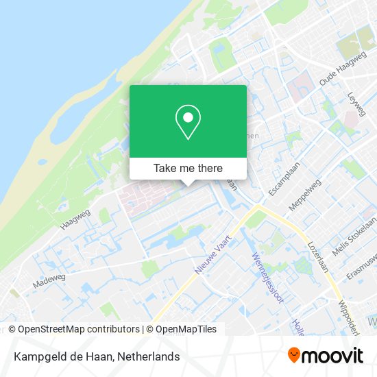 Kampgeld de Haan map