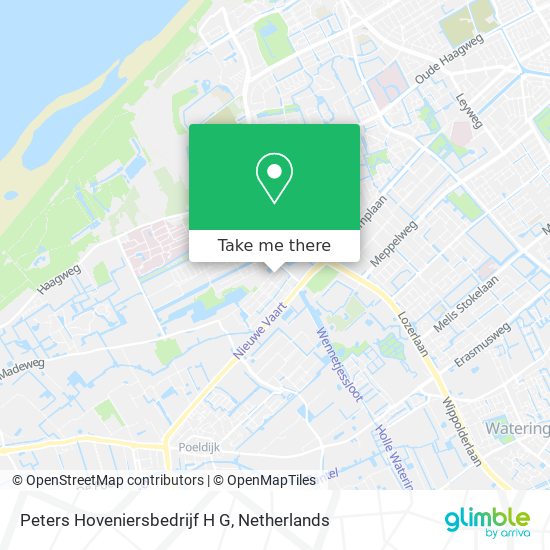 Peters Hoveniersbedrijf H G map