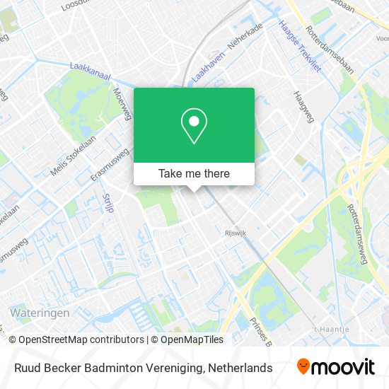 Ruud Becker Badminton Vereniging map