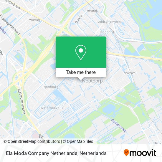 Ela Moda Company Netherlands map