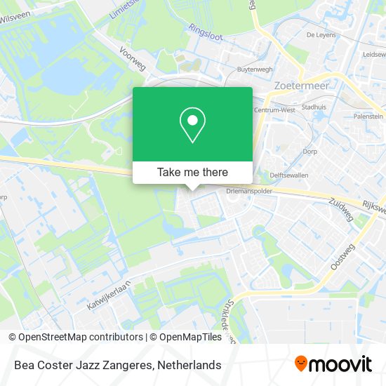 Bea Coster Jazz Zangeres map