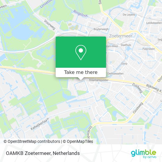 OAMKB Zoetermeer Karte