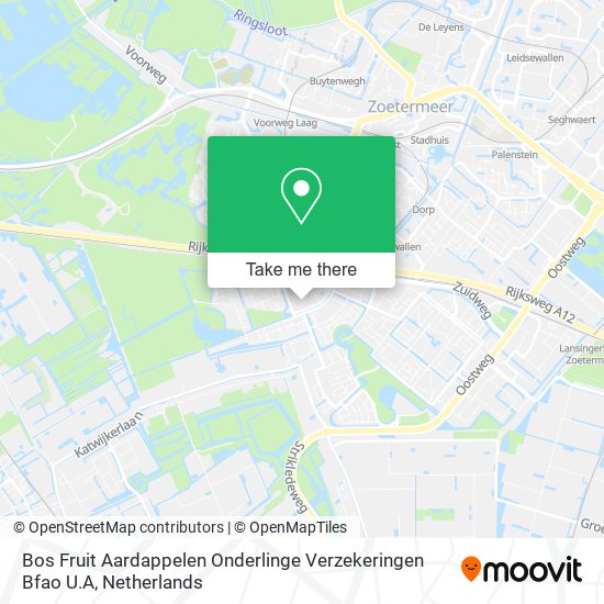 Bos Fruit Aardappelen Onderlinge Verzekeringen Bfao U.A map