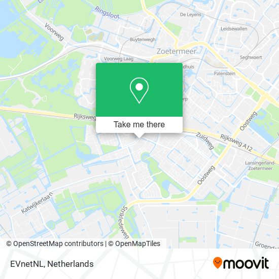 EVnetNL map