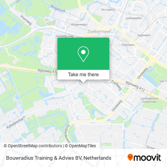 Bouwradius Training & Advies BV map