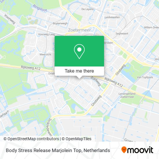 Body Stress Release Marjolein Top map
