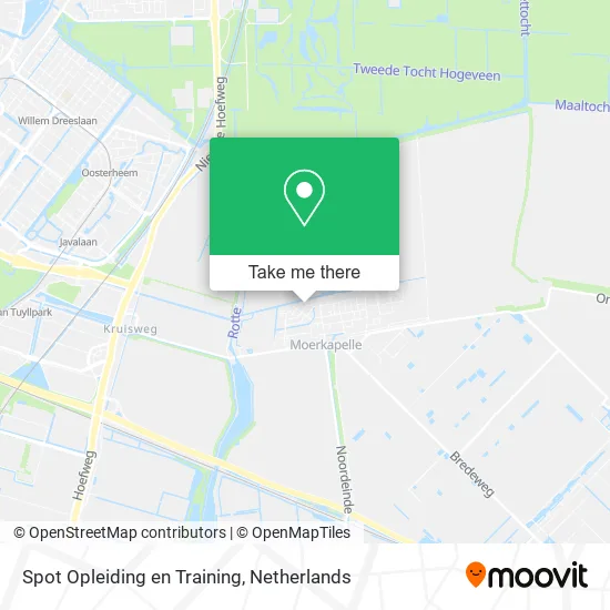 Spot Opleiding en Training map