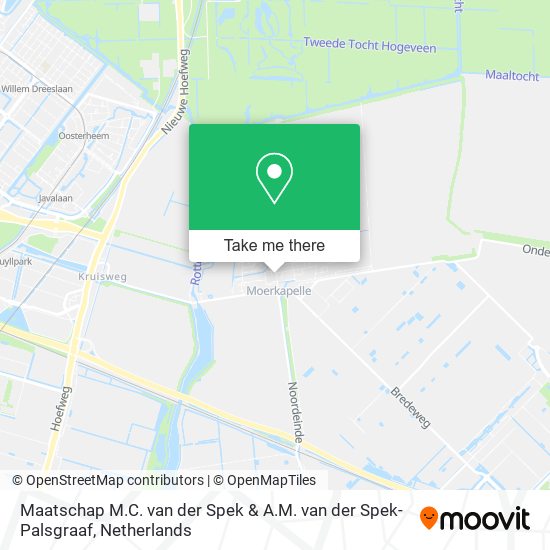 Maatschap M.C. van der Spek & A.M. van der Spek-Palsgraaf map