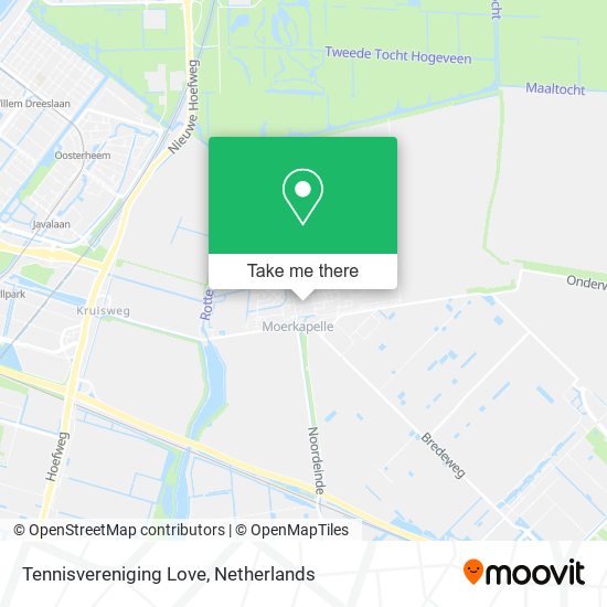 Tennisvereniging Love map