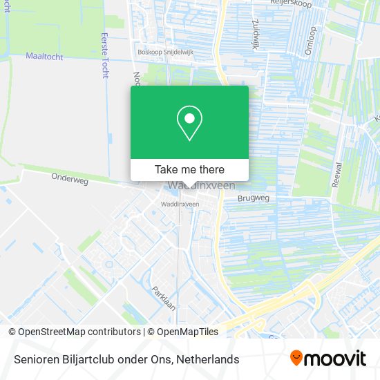 Senioren Biljartclub onder Ons map