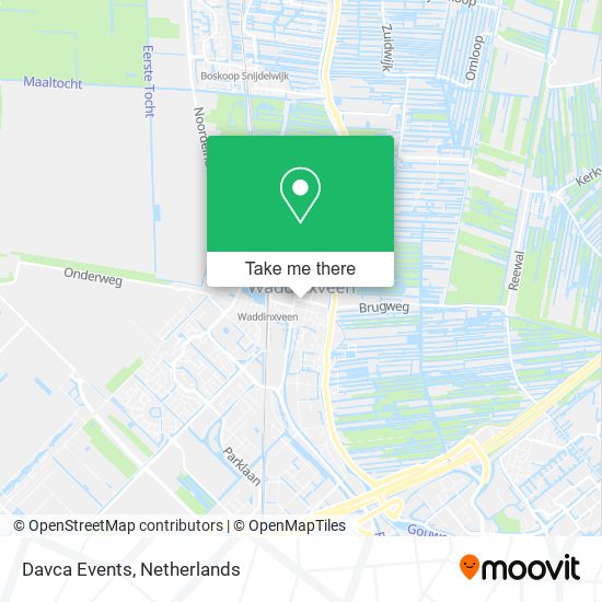 Davca Events map