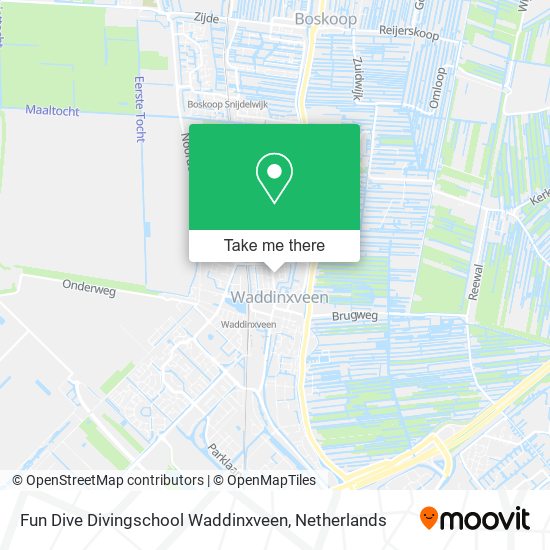 Fun Dive Divingschool Waddinxveen map