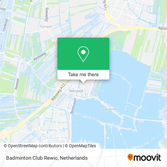 Badminton Club Rewic map