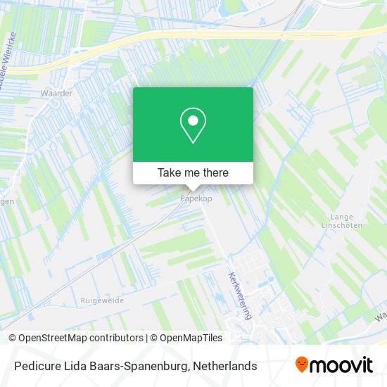 Pedicure Lida Baars-Spanenburg map