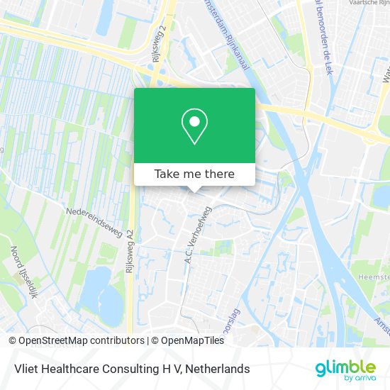 Vliet Healthcare Consulting H V map