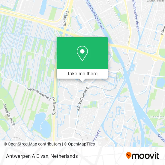 Antwerpen A E van map