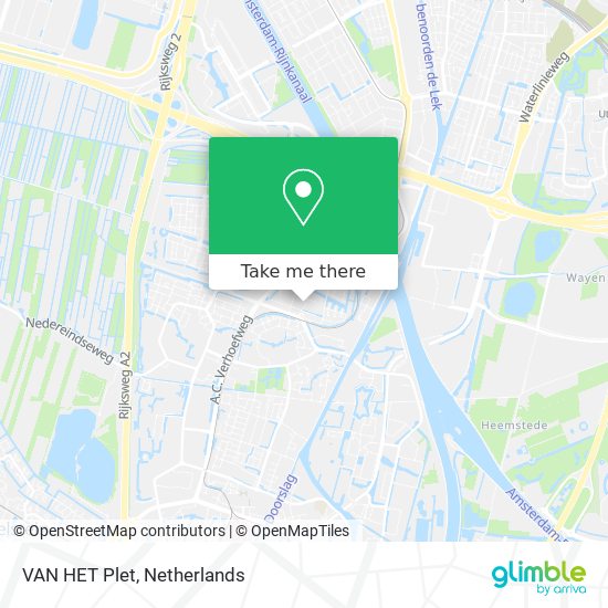 VAN HET Plet map