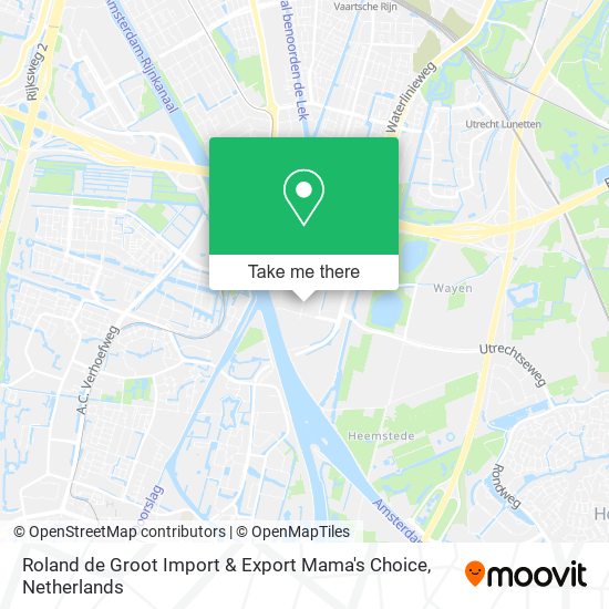 Roland de Groot Import & Export Mama's Choice map
