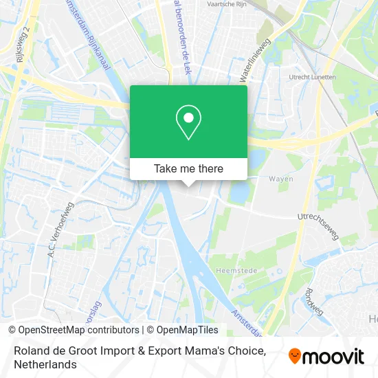 Roland de Groot Import & Export Mama's Choice map