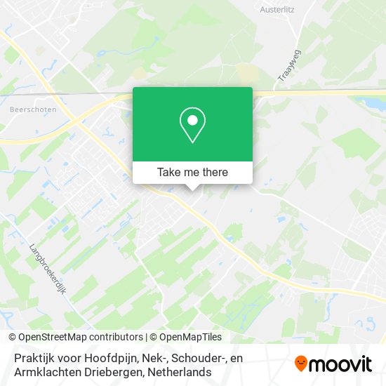 Praktijk voor Hoofdpijn, Nek-, Schouder-, en Armklachten Driebergen map