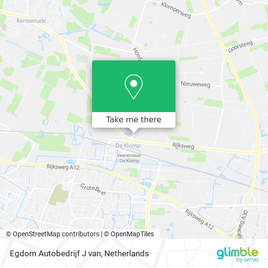 Egdom Autobedrijf J van map