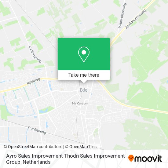 Ayro Sales Improvement Thodn Sales Improvement Group map