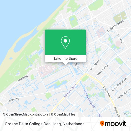 Groene Delta College Den Haag map