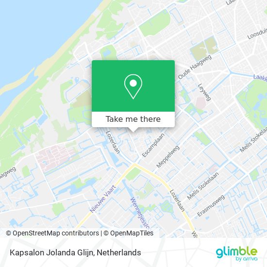 Kapsalon Jolanda Glijn Karte