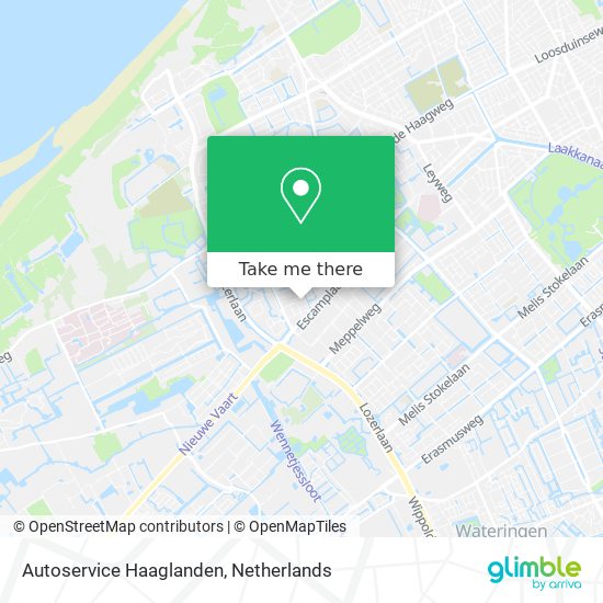 Autoservice Haaglanden map