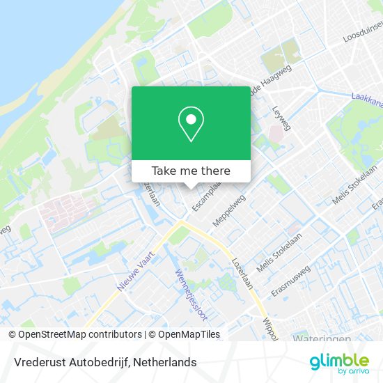 Vrederust Autobedrijf map