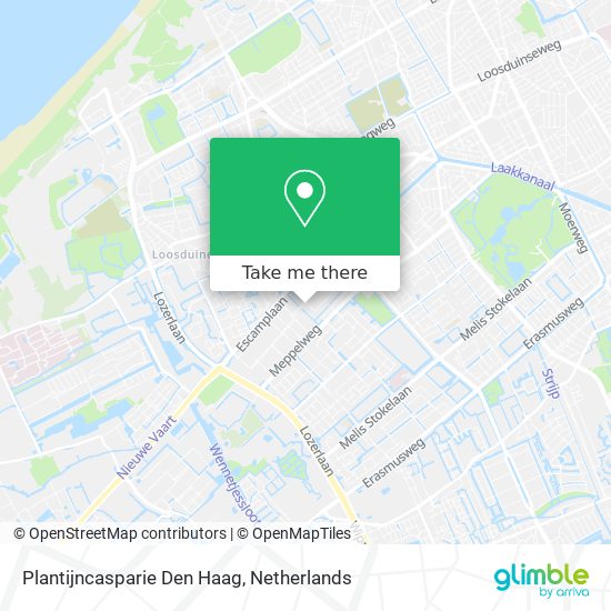 Plantijncasparie Den Haag Karte