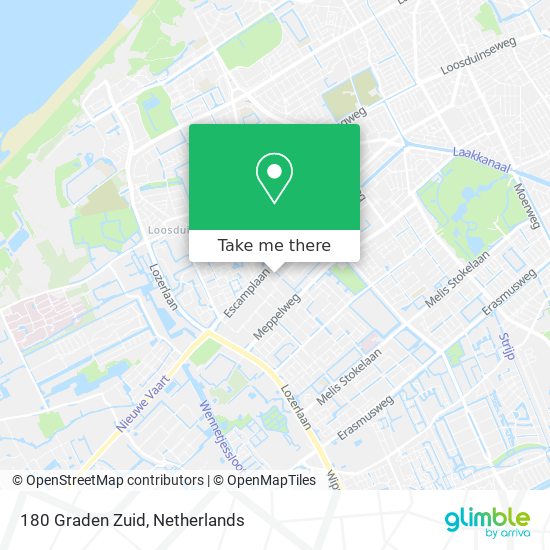 180 Graden Zuid Karte