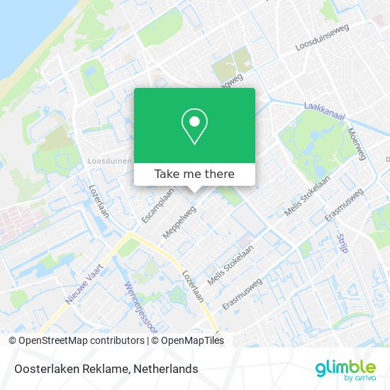 Oosterlaken Reklame map