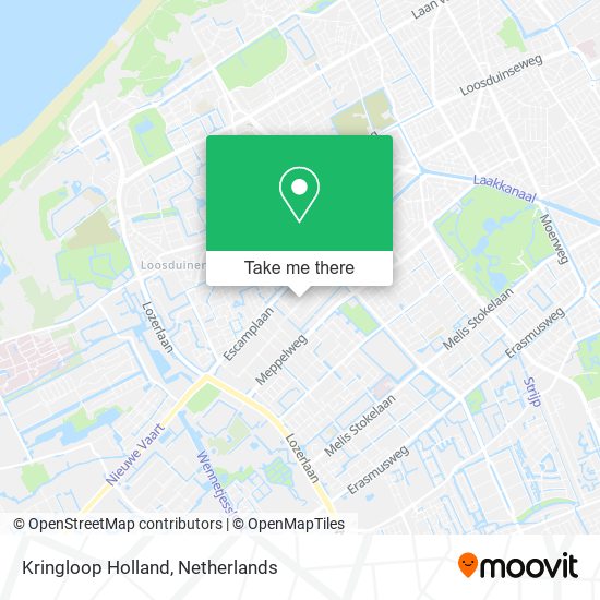 Kringloop Holland map