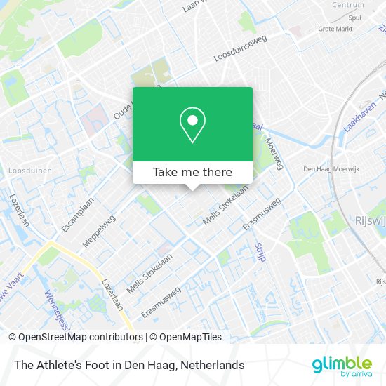 The Athlete's Foot in Den Haag map