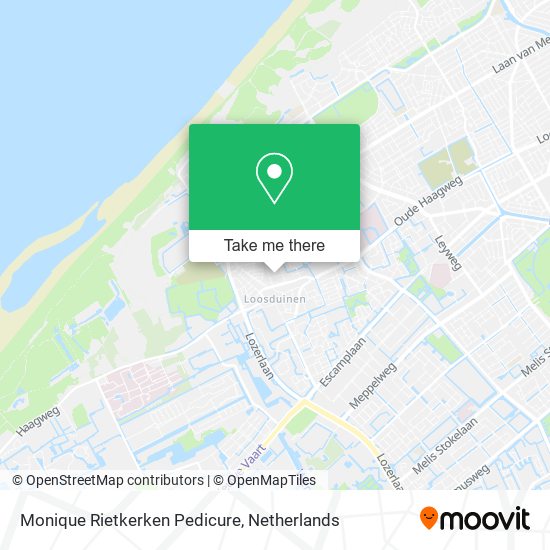 Monique Rietkerken Pedicure map