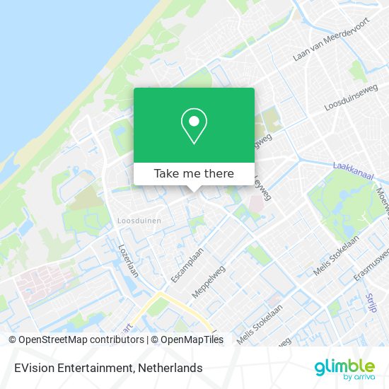 EVision Entertainment map